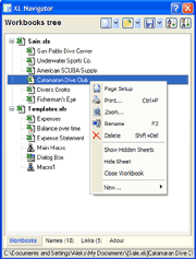 XL Navigator Screenshot